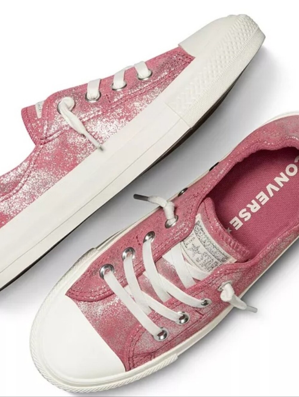 Converse Chuck Taylor All Star Shoreline Patina Suede Glitter Sneakers